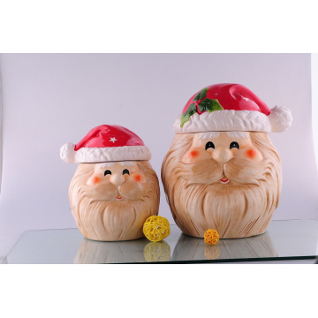 Keramik Santa Cookie Jar